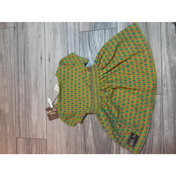 Girls' Matilda Jane Dress 2T Green Pink - Picture 2 of 3